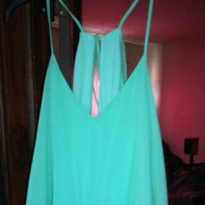 Spaghetti straps long dress